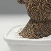 Highland Cow Statue Mini Figurine Realistic Looking Funny Highland Cattle Statue Animal Sculpture Ornament