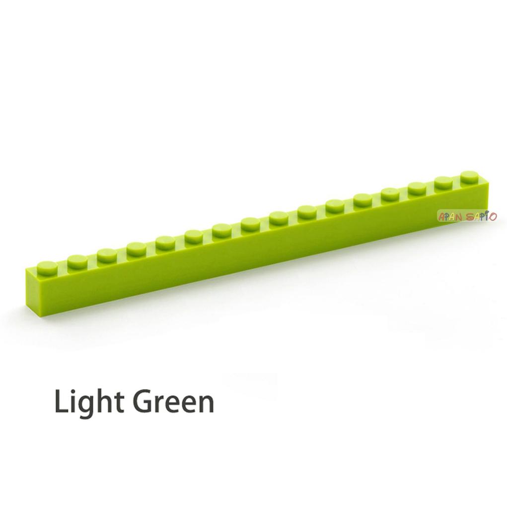 50PCS 1x16 Dots DIY Building Blocks Thick Figures Bricks Educational Creative Size Compatible With Brands Toys for Children 2465