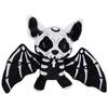 28cm Halloween Scheletro Bicolore Pipistrello Peluche Giocattolo Peluche Scheletro Animale Giocattoli Carino Peluche Bambola Decorazione Casa Halloween Regalo Festività