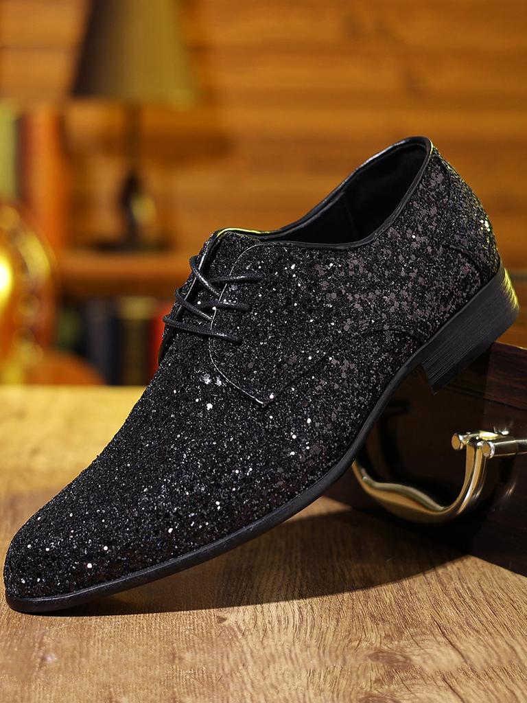 Britische spitze Slip-On Lederschuhe: Herren Freizeit-, Bequeme & Atmungsaktive Glänzende Schuhe