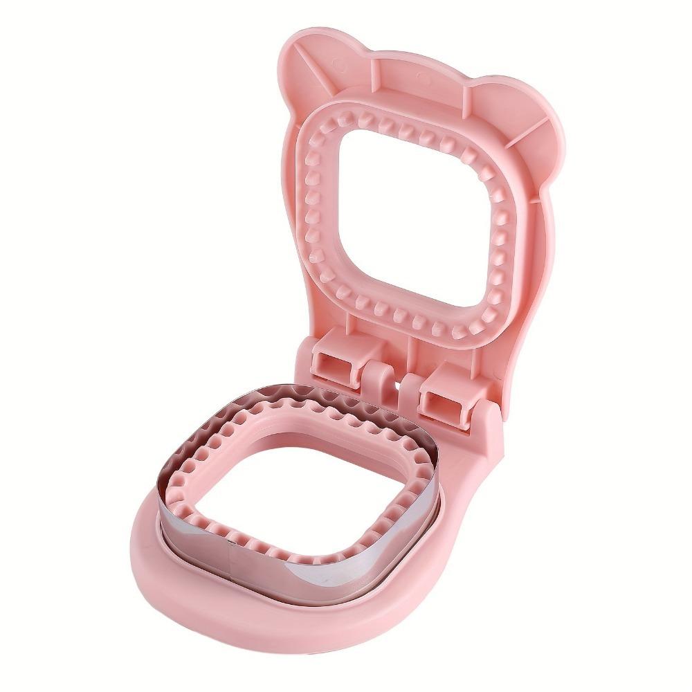 1 Stück, Quadratischer Sandwichschneider und Versiegeler, Einfacher Gebäckschneider, Für Brotdosen-Dekoration, Backwerkzeuge, Küchenzubehör