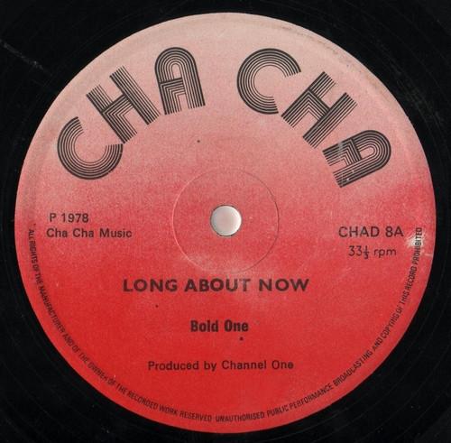 

12inch Record BOLD ONE - Long About Now CHAD8 Cha Cha 1978 UK Reggae, Ska & Dub Used