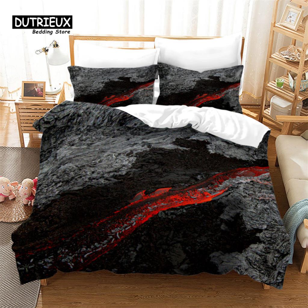 Vibrant Durable King Twin Full Queen Quilt Marble Geometric Abstract Art For Adults Kids Girls Bedroom Decor