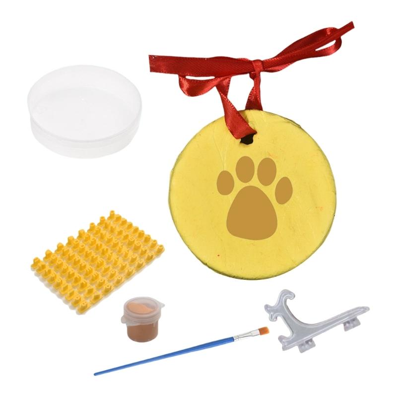 Pet Pawprints Preserve Your Pet Pawprints in a Beautiful Display Stand with This Simple DIY Set