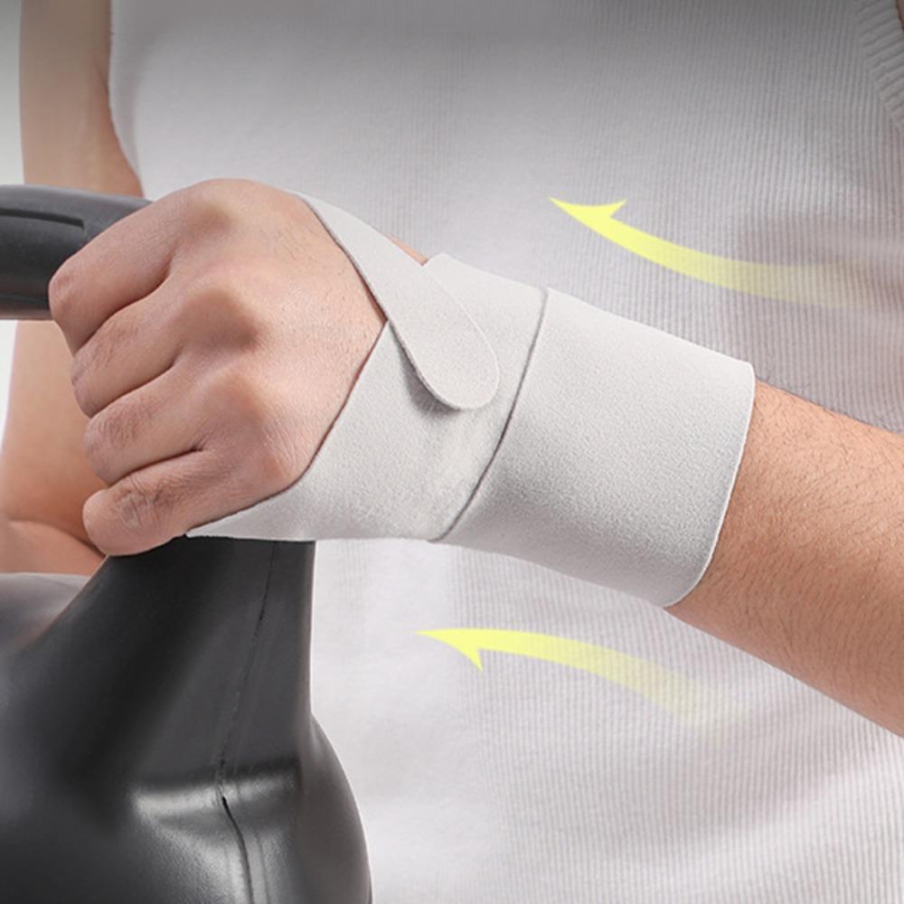 

Lightweight Badminton Wrist Guard Tendinitis Wrist Protectors Band Fitness сірий