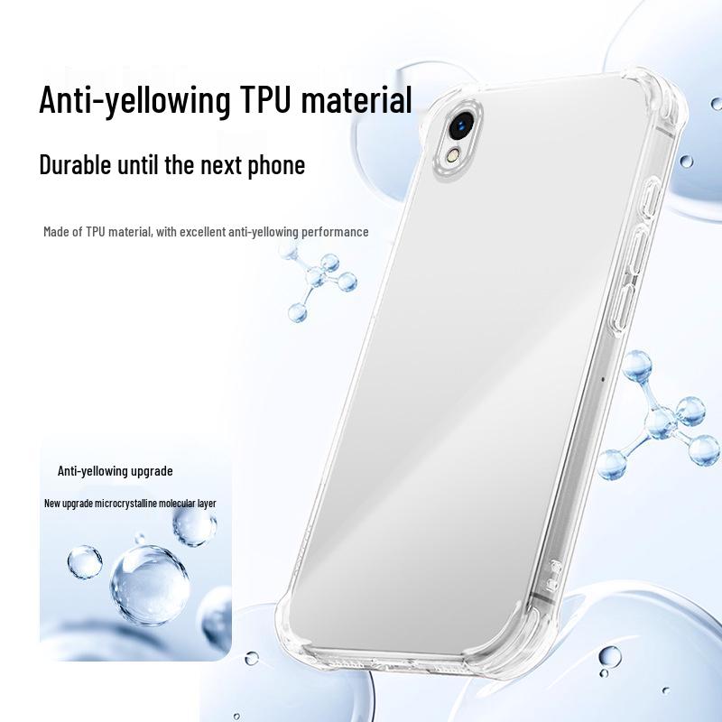 OPPO A37 Transparent Airbag Anti-drop TPU Case - High-end Simple Protective Cover