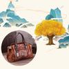 Borse a Spalla a Tracolla Stile Cinese Vintage per Donna Borse Tote con Stampa a Goffratura Grande Capacità Multitasche Borse Morbide