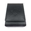 Luck Lab Single Deck Leather Playing Card Case/Holder - Black - Fits Poker and Bridge Size Cards