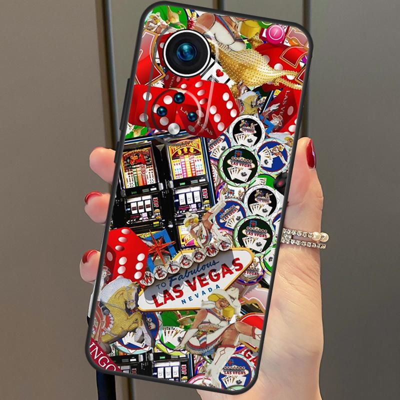 Las Vegas Casino Poker For Honor 50 Case For Huawei P30 Lite P40 P20 P50 Pro P Smart Z 2019 Mate 20 Lite Cover