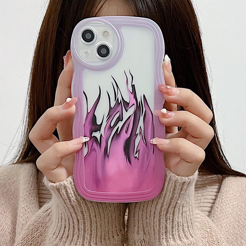 Wave Soft Phone Case For iPhone 15 OPPO A38 Reno 10 5G 8T Realme C55 C53 Samsung A54 A53 A52 A33 S23 S24 Ultra Redmi Note 12 Pro Note 11 Bumper Cover
