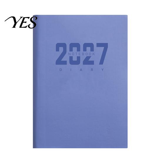 Foreign Trade Business Planner 2027 A5 Daily Planner, 365 Day Time Management Schedule Notebook Portable Agenda for Work Study, Imitation Leather