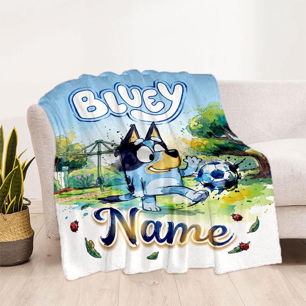 Winter Sports Fun Personalized Name Blanket Gift Customizable Blanket Warmthful Decor Throw For Livingroom Seaside Home Decor Office