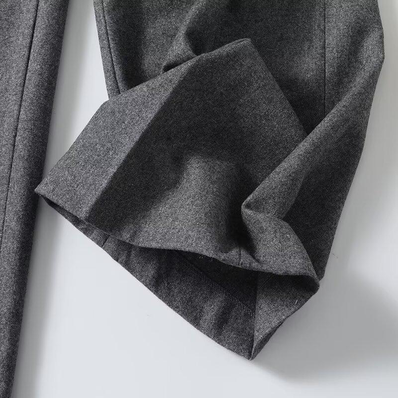 Spring 2025 Women's Versatile Wool Straight-Leg Commuter Pants