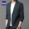 Men's Romon Knit Cardigan Coat, Trendy Spring & Autumn 2025 Outerwear Sweater Suit