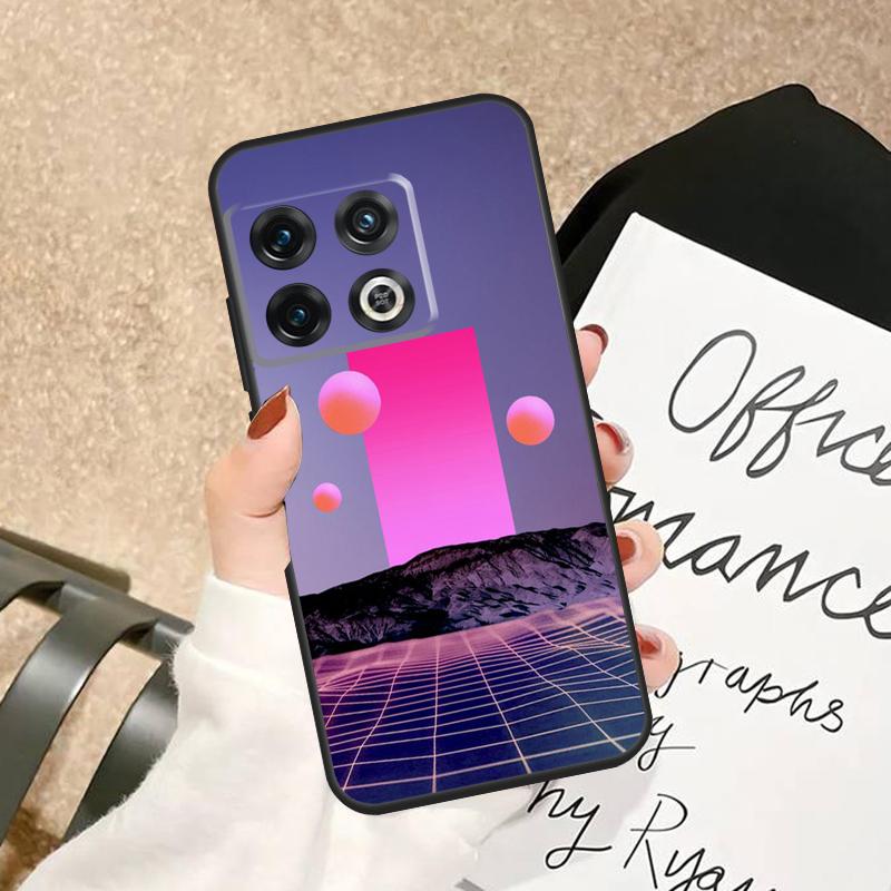Vaporwave Aesthetic Trippy Case For OnePlus 10 Pro 10T 8T 13T 15 13 12 11 15R 13R 12R Nord 5 CE 4 2 3 Lite N20 N30 Cover