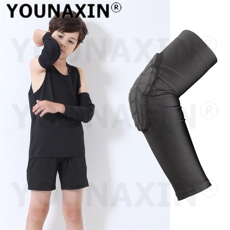 1 Pair Unisex Girl's Running Basketball Arm Guard Sleeve Brace Child Football Baseball Boy Cycling Sports Support Elbow Pad