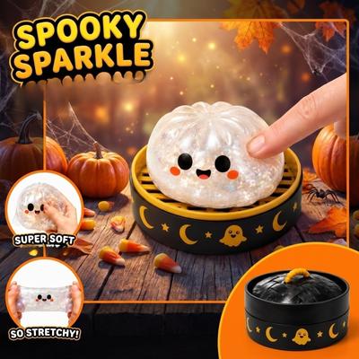 Squishy Gedämpftes Brötchen Stressabbau Spielzeug mit Dekorativem Behälter Weicher PU-Schaum Langsam Aufgehend Sensorisches Fidget Spielzeug für Erwachsene und Kinder