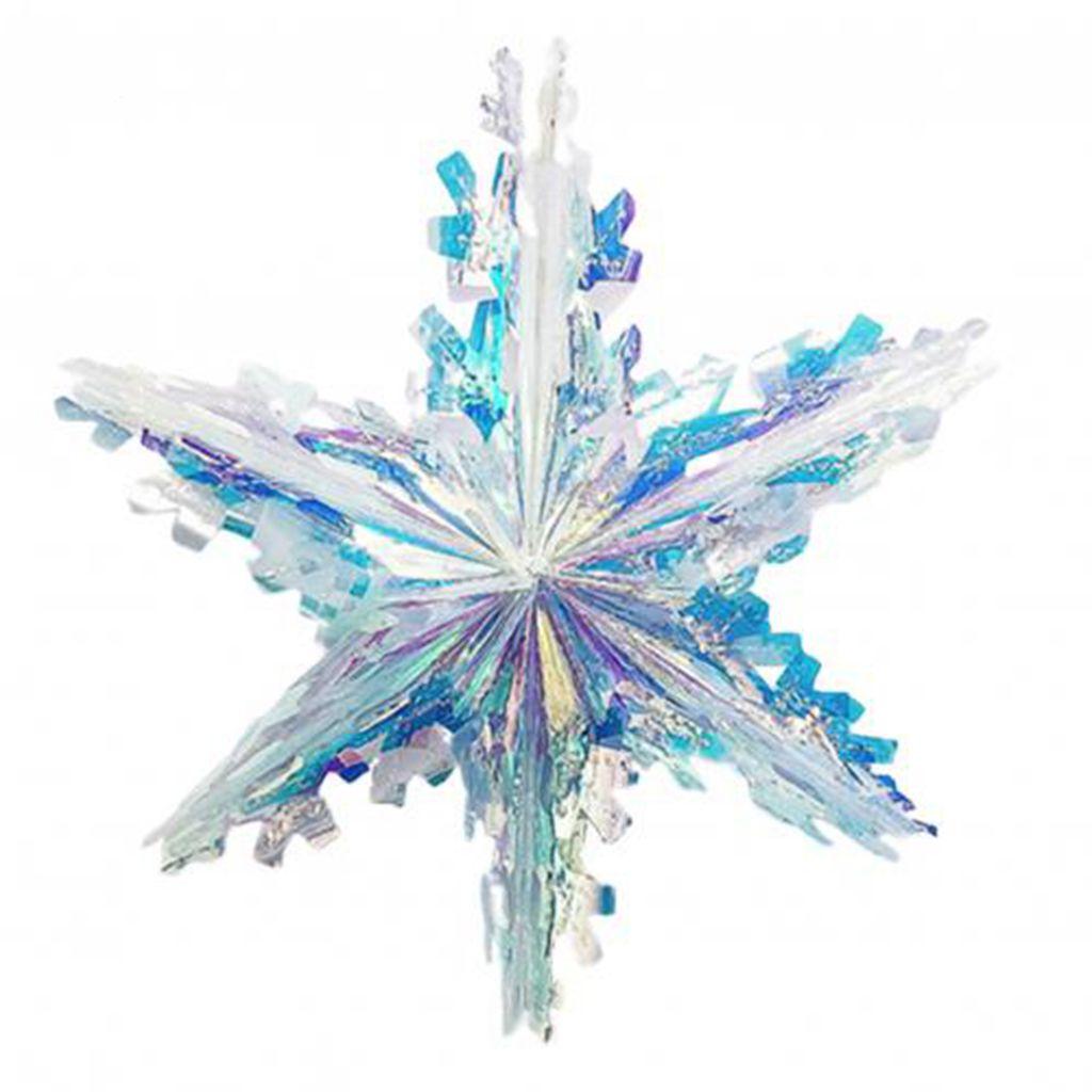 Snowflakes 3D Party Supplies Holographic Snow Ball Home Decor Hanging Balls Christmas Ornaments
