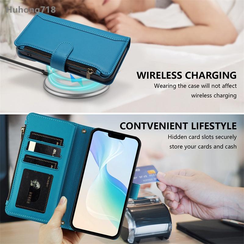 Zipper Leather Case For Huawei  P20 P30 P40 Lite P50 P60 Art P80 Pro Ultra 4G Wallet Cover Casing