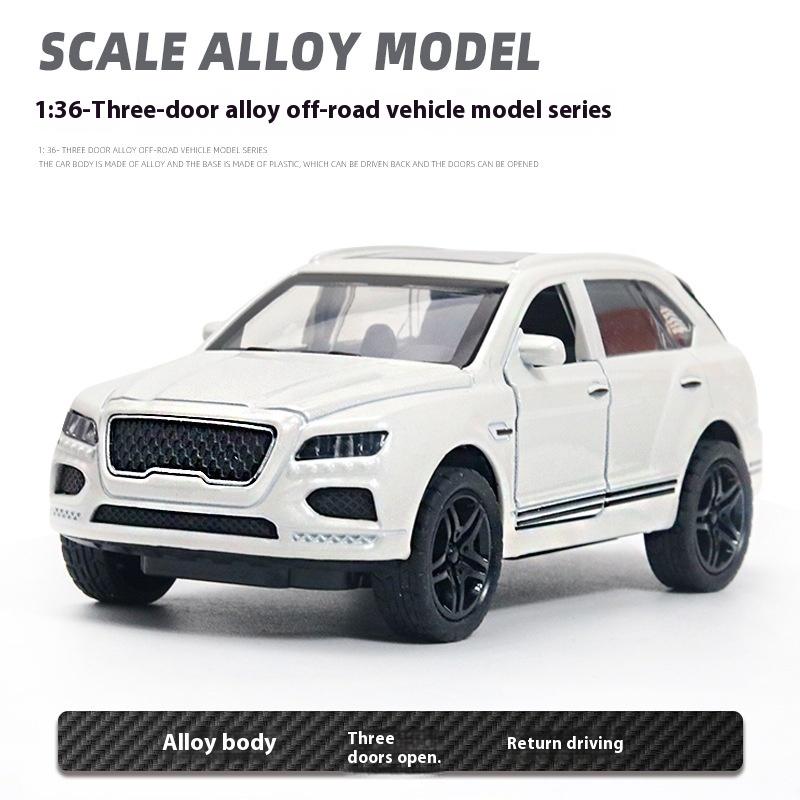 Modello di auto fuoristrada in lega Simulazione Giocattolo per bambini Auto per bambini Ornamenti per auto Decorazione