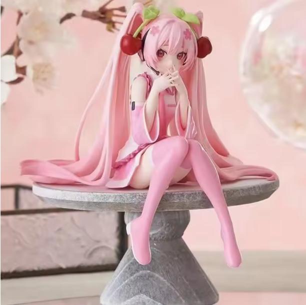 New In Stock Hatsune Miku In A World With Closed Windows Collectible Anime Action Kwaii Miku Figures Model Toys Christmas Gifts.