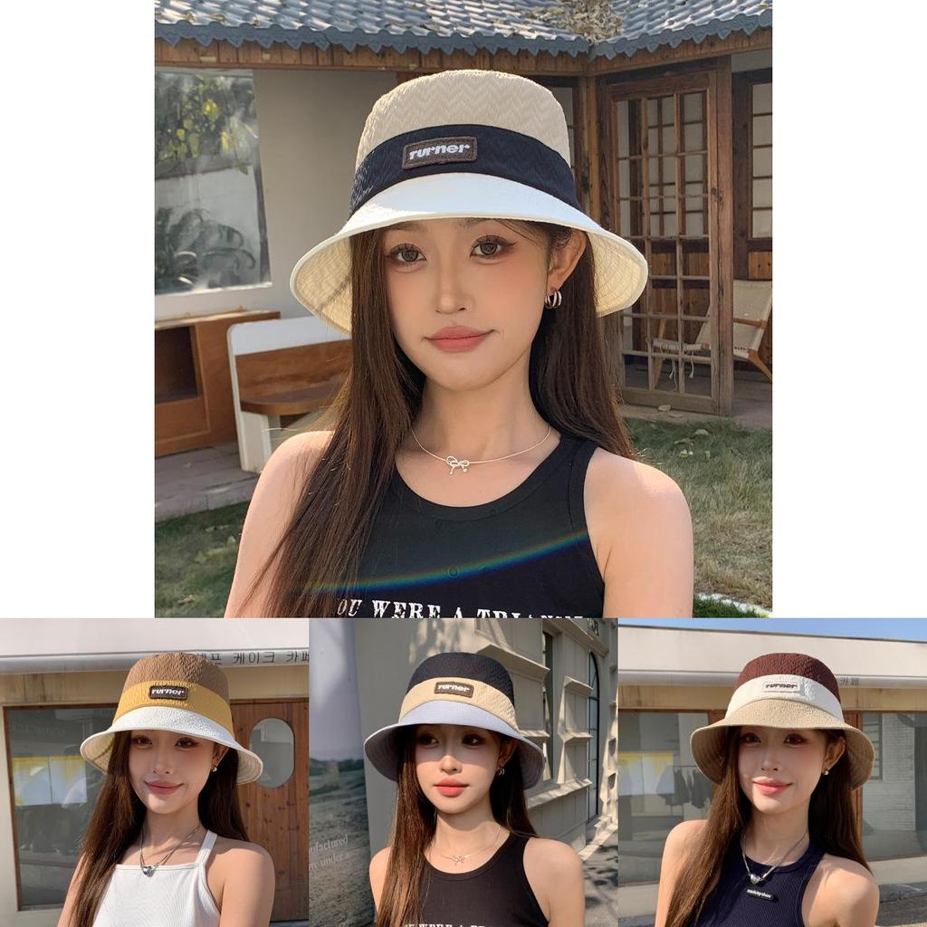 Polyester Sun Protection Cap With Wide Brim For Outdoor Casual Summer Women