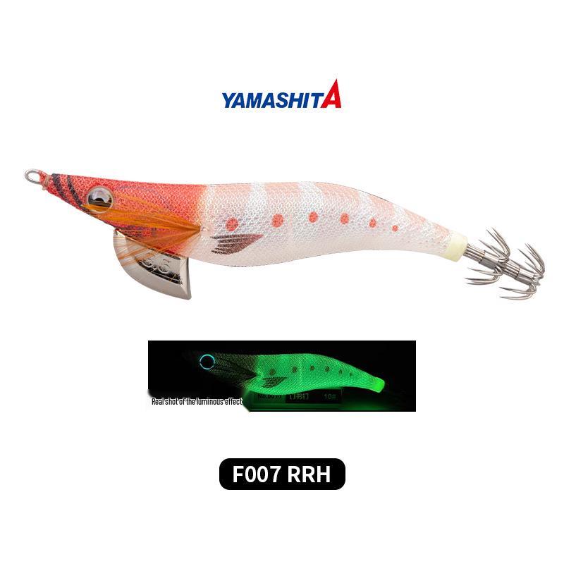 

YAMASHITA F-Series Luminous Eging Squid Lure, Size 2.0-3.5, Blowpipe Design for Superior Squid Catch. 3.5 - 105mm - 20g