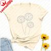Boho Dandelion Wild Flower Shirt Flower Graphic Garden Wildflower Botanical Cottagecore Tshirt Boho Floral Shirt Unisex Clothing