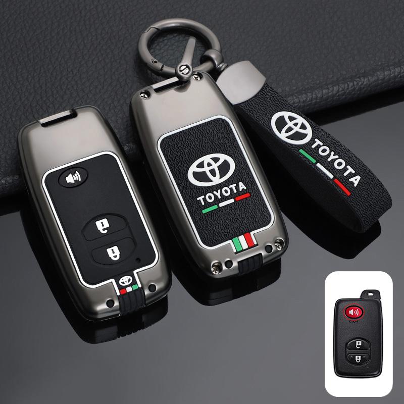 For Toyota 2026 Hot Hub Caps Zinc Alloy Car Smart Remote Key Cover Case Protector Shell For Toyota Camry Highlander Crown Prado