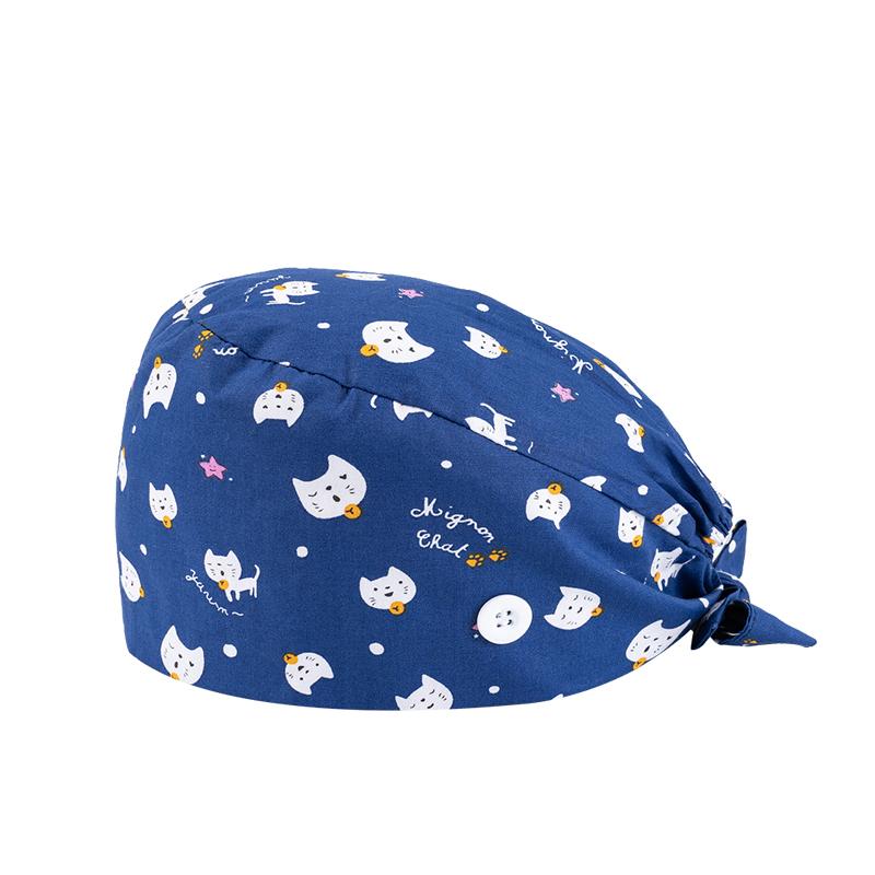 200 Kinds Adjustable Medical America National Pattern Cartoon Pet Hospital Heart Surgical Doctor Cap Surgeon Hat