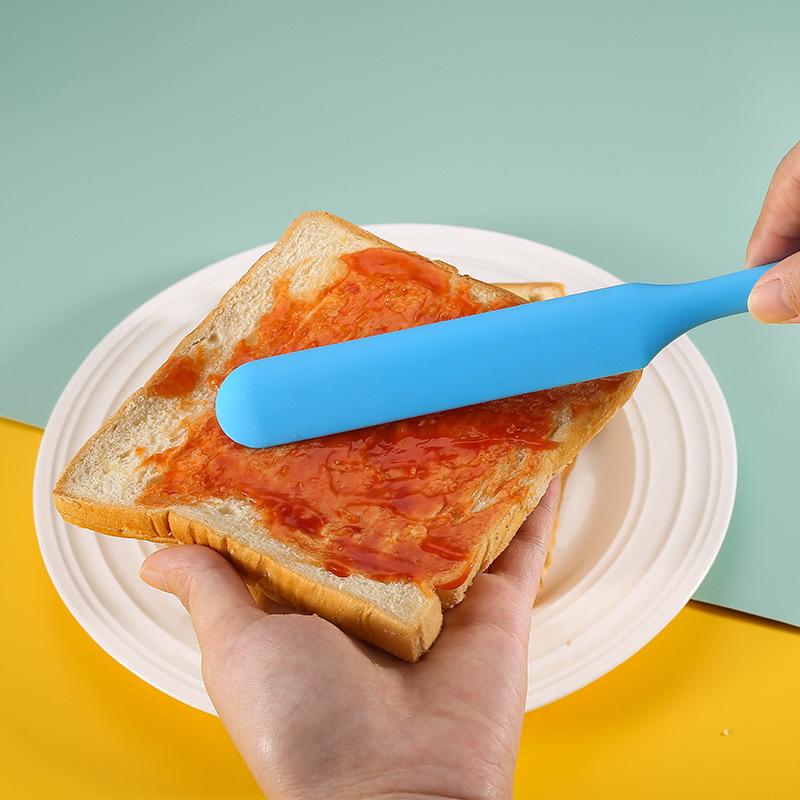 Spatola Lunga in Silicone Resistente alle Alte Temperature Multicolore Spatola per Crema Accessori Domestici per Fare Torte Strumenti per la Cottura