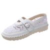 Fashion Hot Selling Women's Loafers Lace Hollow-out Elegant Women Flat Shoes Fashion Non-slip Versatile Ladies Shoes Solid Color Causal