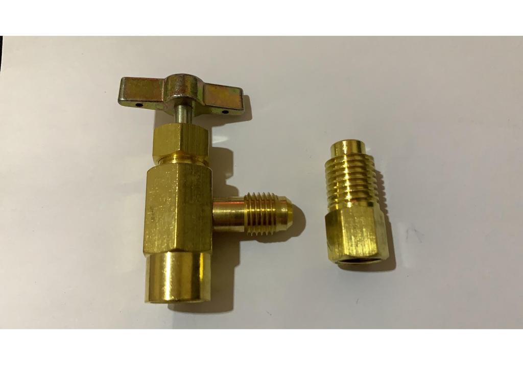 TT1214 R134A Puncture Refrigerant Valve Adapter for EU/US