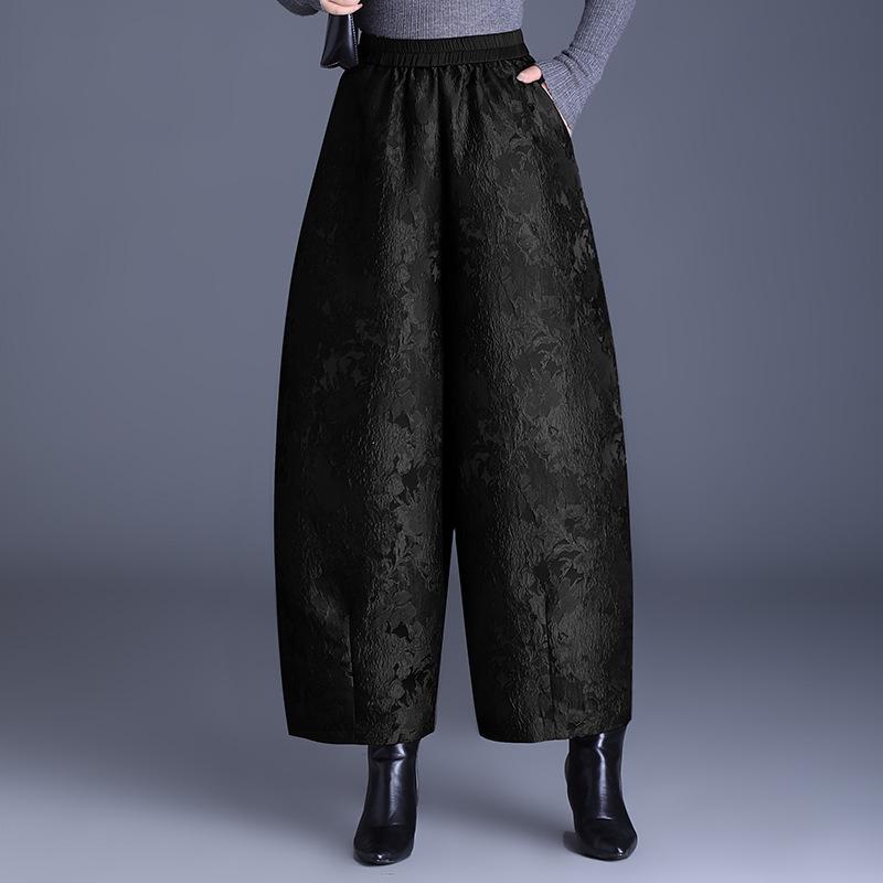 2025 Retro Jacquard Women s Stand Collar Waistcoat with Frog Buttons 3XL