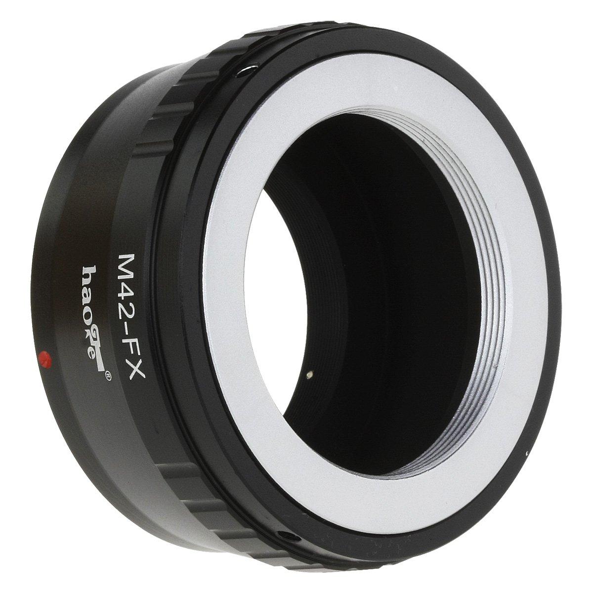

Haoge Lens Mount Adapter 42mm M42 Screw Mount Lens for Fujifilm X FX Mount Cameras - X-A3 X-A5 X-A10 X-A20 X-E1 X-E2 X-E2s X-E3 X-H1 X-M1 X-Pro2