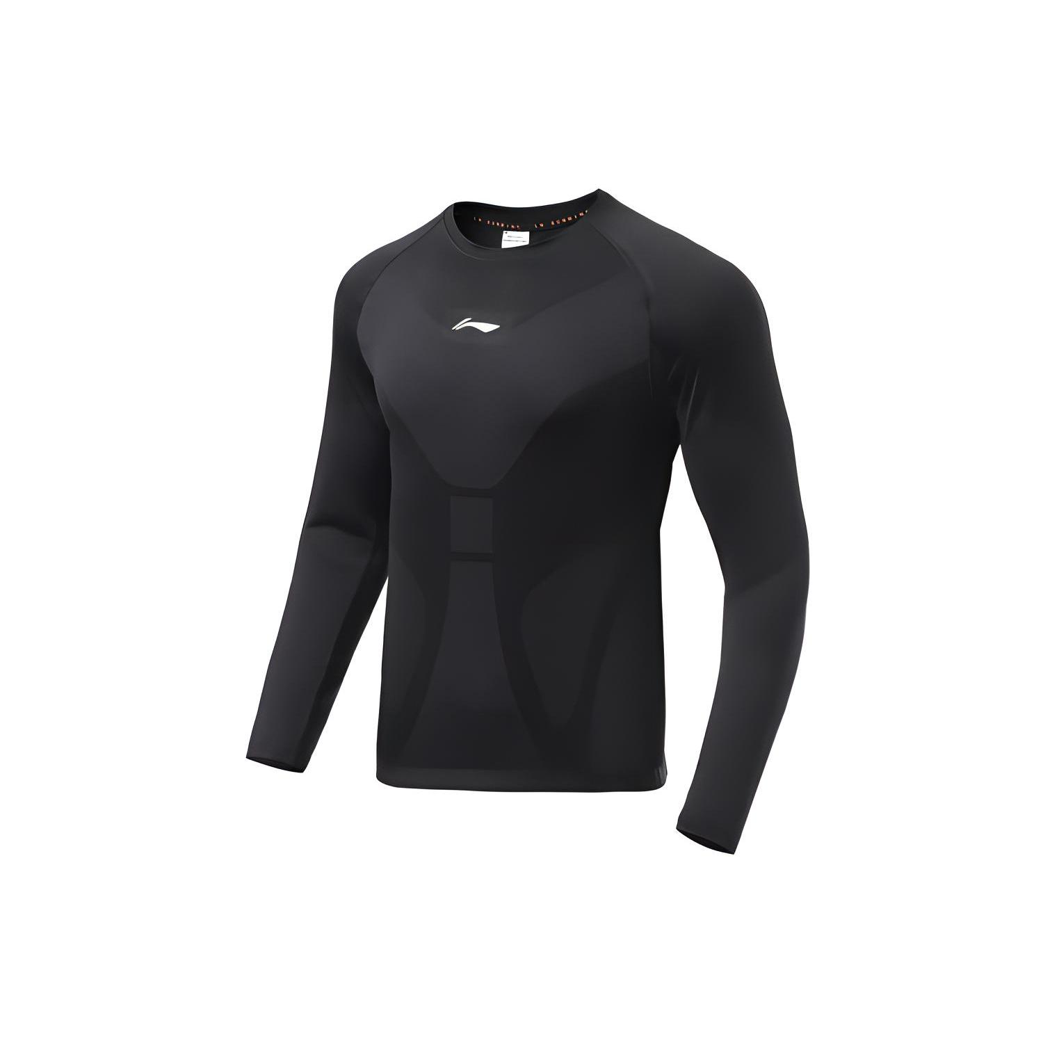 Коллекция Li Ning для бега Фитнес-одежда Мужская Черная Умеренная ATLR067-1 XXL