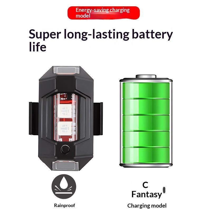 Motorcycle Light Drone Strobe Light 7 Color Mini Usb Led Anti-Collision Bike Aircraft Night Flying Flashing Warning Signal Light