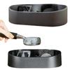 Espresso Clean Stable Holder with Grounds Catcher & Cleaning Brush Espresso Machine Cleaning Kit for Household Kitchen Workplace
