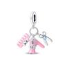 Exquisite Copper Wool Handbag Spinning Lipstick Comb Scissors Charms Fit Diy Bracelet Necklace Fine Home Decor Gift