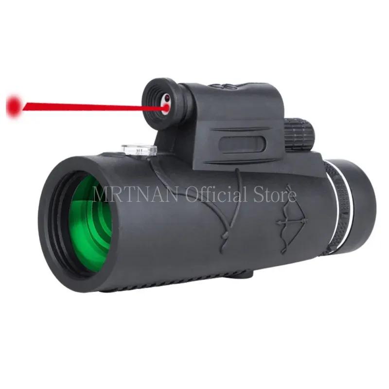 50X60 Güçlü Dürbünler Uzun Menzilli Zoom HD Taşınabilir Profesyonel Teleskop Monoküler Düşük Işıkta Gece Görüşü Avcılık için