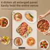 Foldable Electric Warming Tray Food Warmer Plate Portable Smart Food Fast Heating Mat Electric Warming Tray Food Warming Board