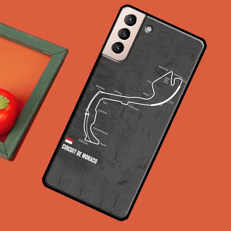 Formula 1 F1 Racing Circuit Case For Samsung Galaxy S23 S22 Ultra S20 FE S21 Ultra Note 20 S8 S9 S10 Note 10 Plus Coque