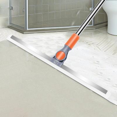 Matură magică din silicon pentru spălat ferestre Racletă cu împingere manuală Spatulă pentru praf pentru părul de companie Curățarea oglinzii podelei de uz casnic