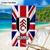 1PC Custom Name Beach Towel Sheffield FC Fulham Pride Beach Towel, Suitable for Camping, Travel, Beach Accessories, Super Absorbent, Family Gift