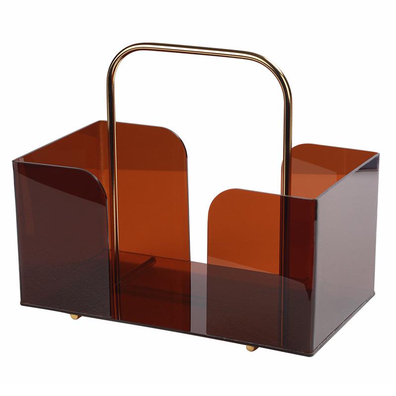 

Современный светлый роскошный янтарный журнальный стеллаж украшения для гостиной балкона портативный стеллаж для хранения книг украшения
