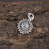 Rosenquarz Edelstein Anhänger Schmuck, 925 massiv Sterlingsilber Anhänger, AAA+ Silberschmuck Handgefertigt Bezauberndes Geschenk für Sie