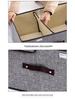Foldable Cotton & Linen Large Storage Box with Double Lid for Miscellaneous Items and Underwear.