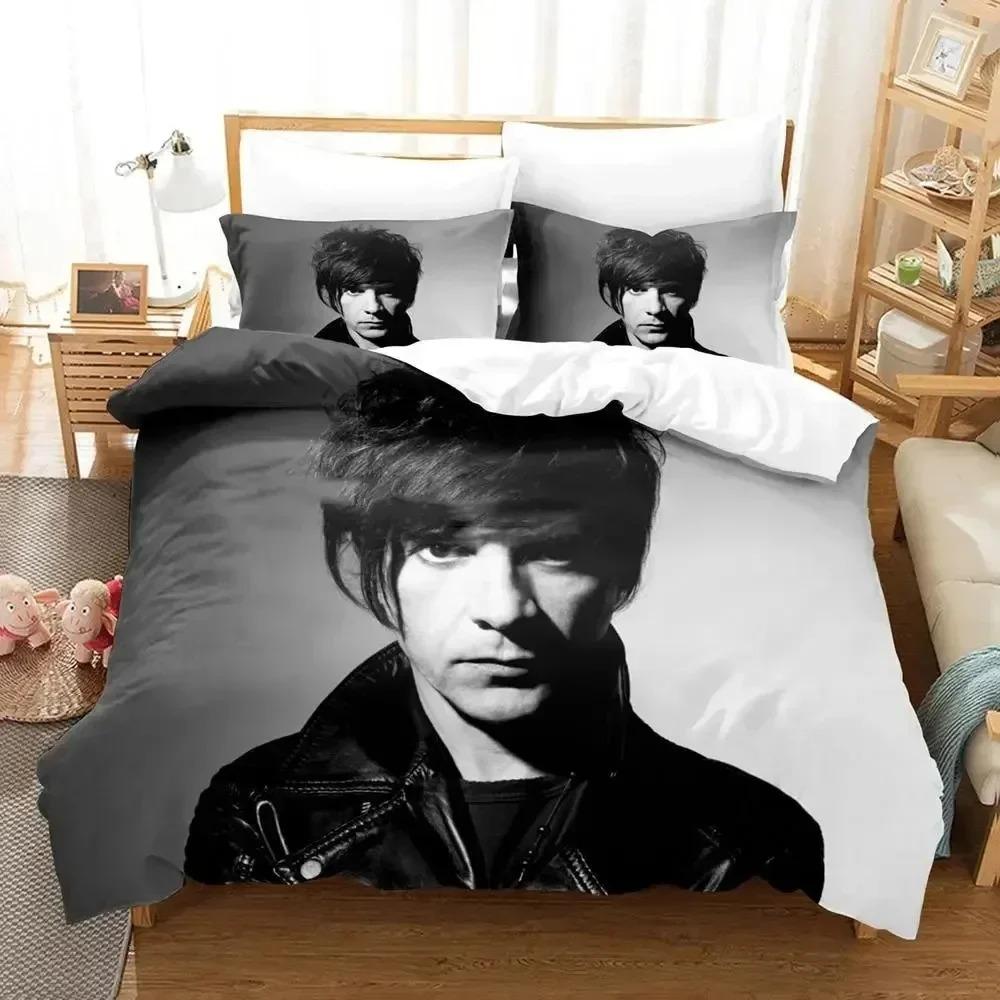 

Комплект постельного белья Indochine Rock Single Twin Full Queen King Size, комплект постельного белья Aldult Kid Bedroom Duvetcover Sets 3D Bed Sheet Set (135x200cm)