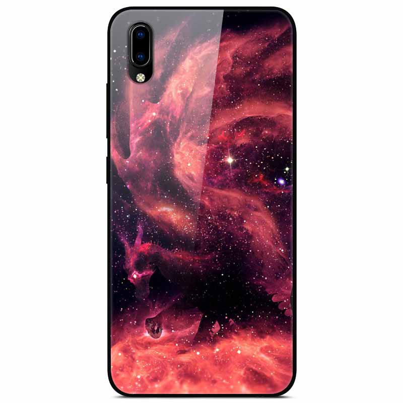 Für vivo V17 Hüllen V17 Pro Gehärtetes Glas Harte Rückseite Für Vivo V15 Pro Handyhülle Coque Für Vivo X50 Pro Lite Hülle X 50Lite