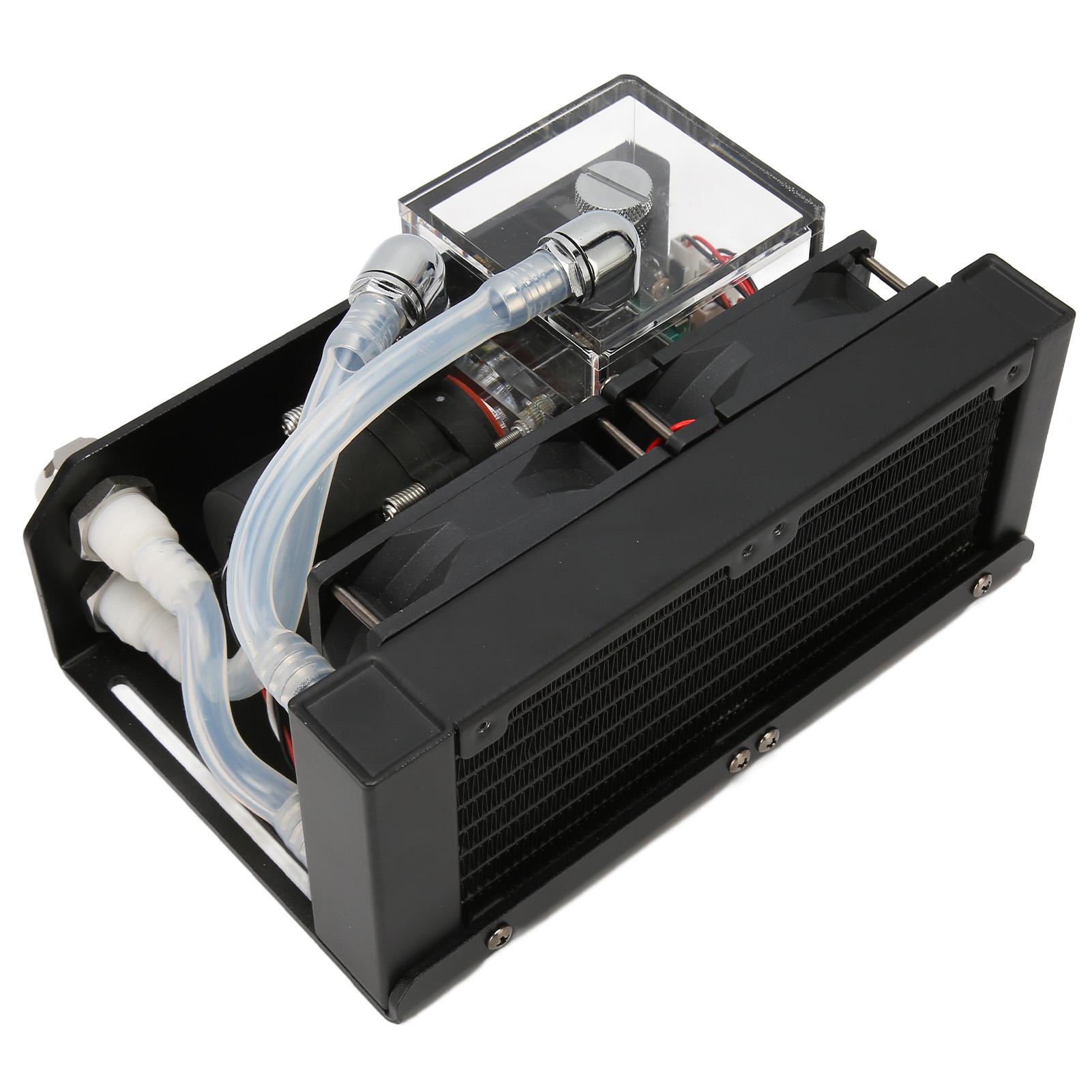 

Компьютерный насос водяного охлаждения 12 В G14 резьбовой интерфейс алюминиевый сплав корпус радиатор водяного охлаждения